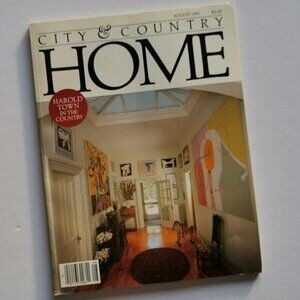 August 1987 City & Country Home Magazine Canadian Lifestyle Interior Design